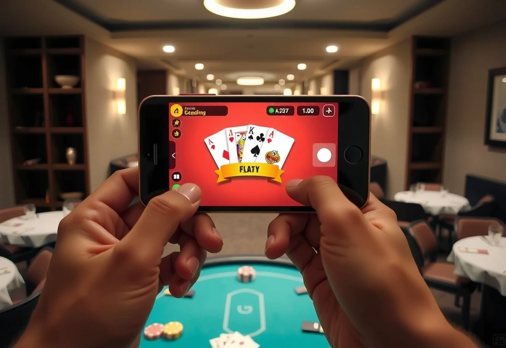 Application mobile poker